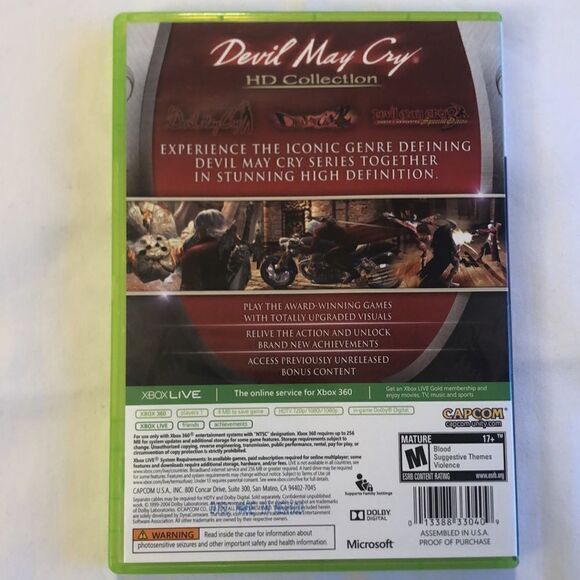 XBOX 360 Devil may Cry, 3 Games set, HD Collection used - Picture 2 of 7